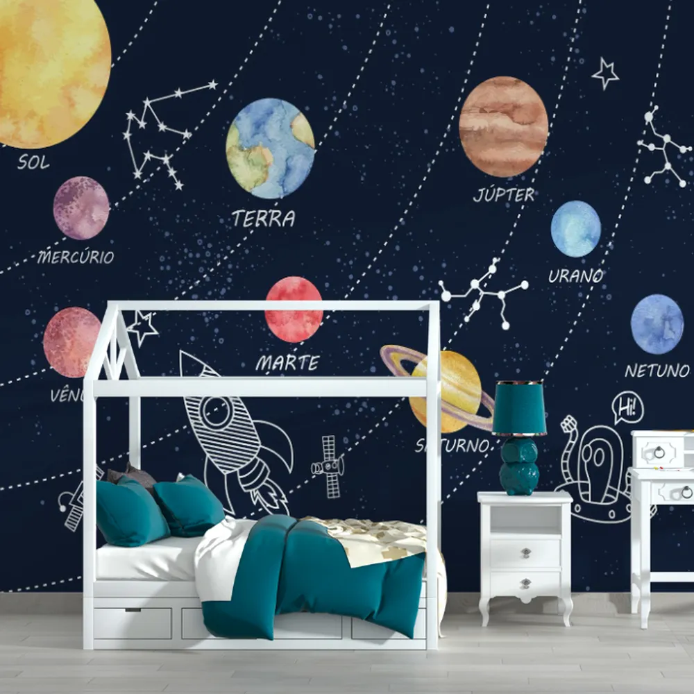 Papel de Parede Espaço Interestelar - Transforme seu Ambiente em uma Jornada Cósmica!