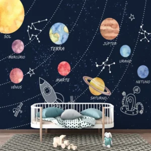Papel de Parede Espaço Interestelar - Transforme seu Ambiente em uma Jornada Cósmica!