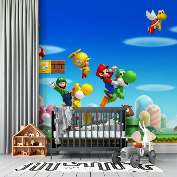Papel de Parede Super Mario - Transforme seu Ambiente