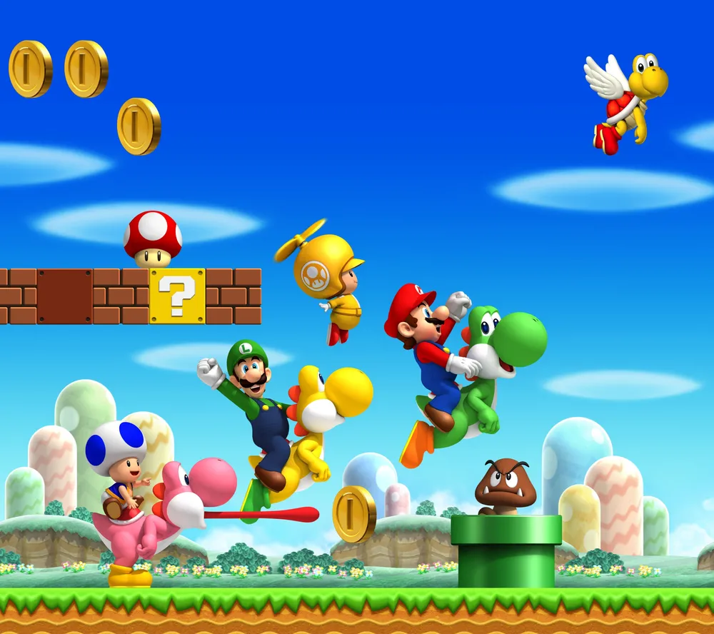 Papel de Parede Super Mario - Transforme seu Ambiente