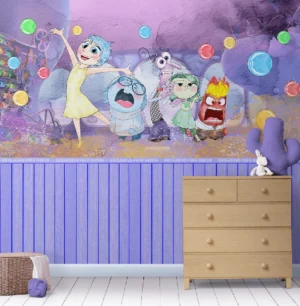 Papel de Parede Tema Divertidamente para quarto infantil