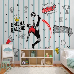 Papel de Parede Futebol Jogador Bicicleta - Gol de Placa