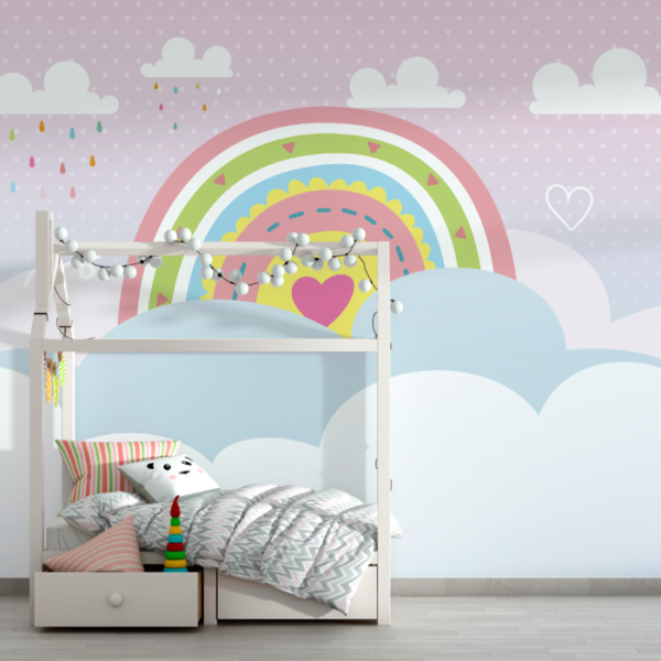 Papel de Parede Arco Íris Mágico - Decore com Magia e Cores
