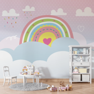 Papel de Parede Arco Íris Mágico - Decore com Magia e Cores