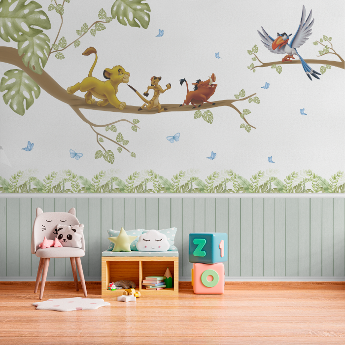 Papel de Parede Rei Leão - Decore o Quarto com o Encanto da Savana!