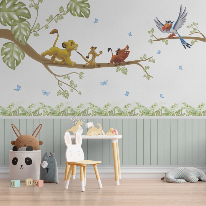 Papel de Parede Rei Leão - Decore o Quarto com o Encanto da Savana!