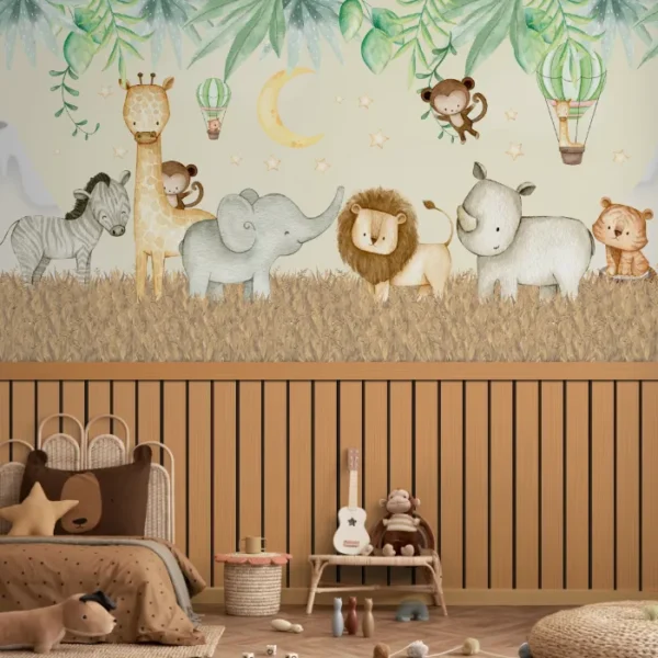 Painel Safari Aventuras na Savana