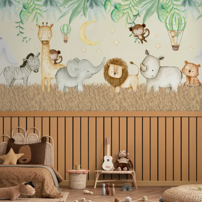 Painel Safari Aventuras na Savana